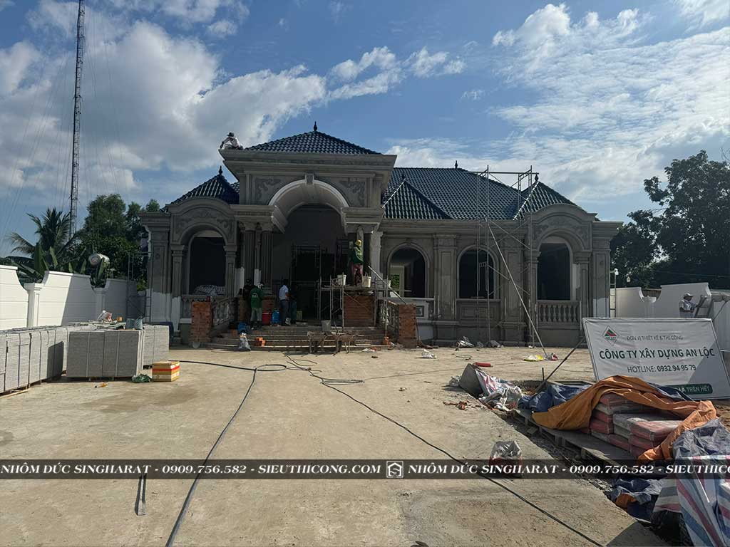 thi công dự án nhà chị thảo bình dương