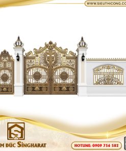 phối cảnh cổng chính cổng phụ thái vương quyền tại singharat