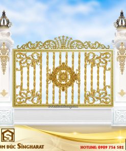 mẫu hàng rào nhôm đúc hoa điệp hr15 sang trọng đẳng cấp tại singharat
