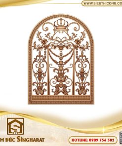 Bông gió nhôm đúc BGN02 - Uốn Vòm Vương Miện Singharat