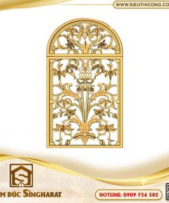 Bông gió nhôm đúc BGN10 - Vòm Liền Ô Vương Miện Singharat
