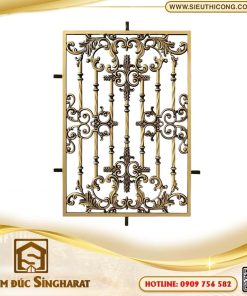 Bông gió nhôm đúc BGN19 - Song Đứng Đồng Rêu Singharat