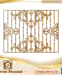 Bông gió nhôm đúc BGN20 - Bản Rộng Cổ Điển Singharat