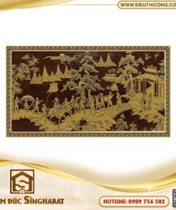 Tranh nhôm đúc TND05 - Vinh Quy Bái Tổ Singharat