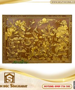 Tranh nhôm đúc TND06 - Cửu Ngư Quần Hội Singharat