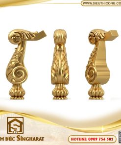Trụ cầu thang nhôm đúc TCT28 - Tay Cuộn Đỡ Tay Vịn Singharat