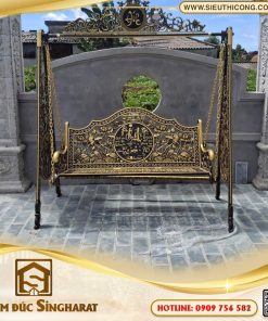 Xích đu nhôm đúc XD02 - Phù Điêu Cha Mẹ Singharat