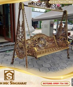 Xích đu nhôm đúc XD03 - Thư Pháp Chữ Nhẫn Singharat
