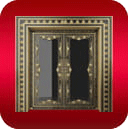 icon cửa đi ốp kính nhôm đúc singharat
